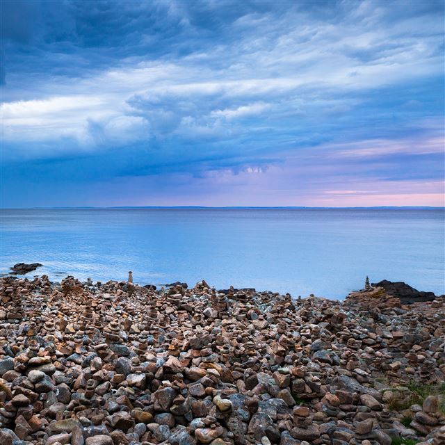 2048x2048 Pebble Piles - cloud iPad Air Wallpaper