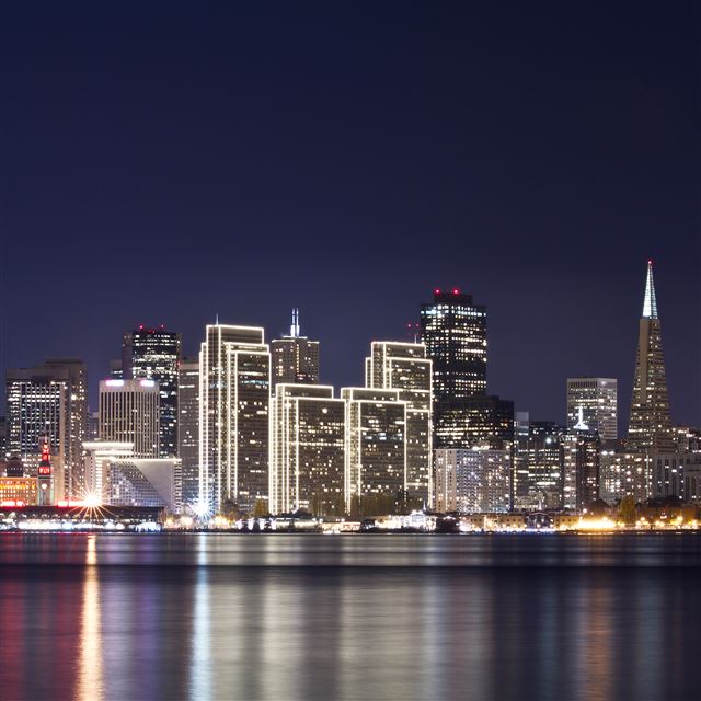2048x2048 Across the Bay - light iPad Air Wallpaper