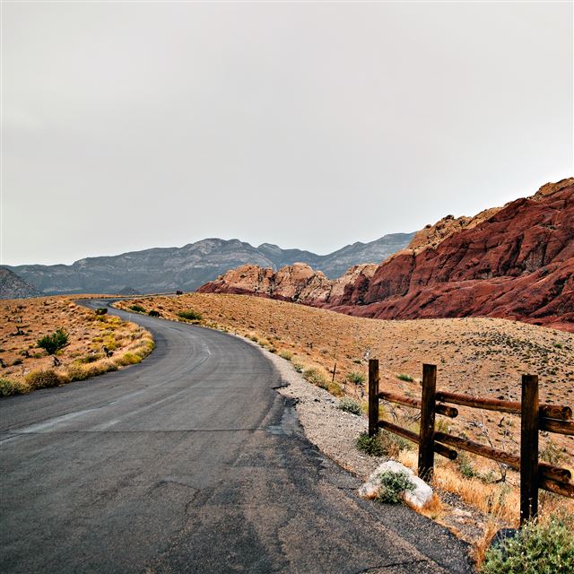 2048x2048 Road to Red - road iPad Air Wallpaper