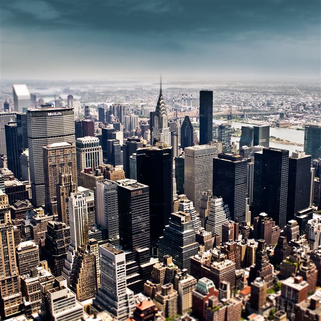 2048x2048 Newyork Sky - city iPad Air Wallpaper