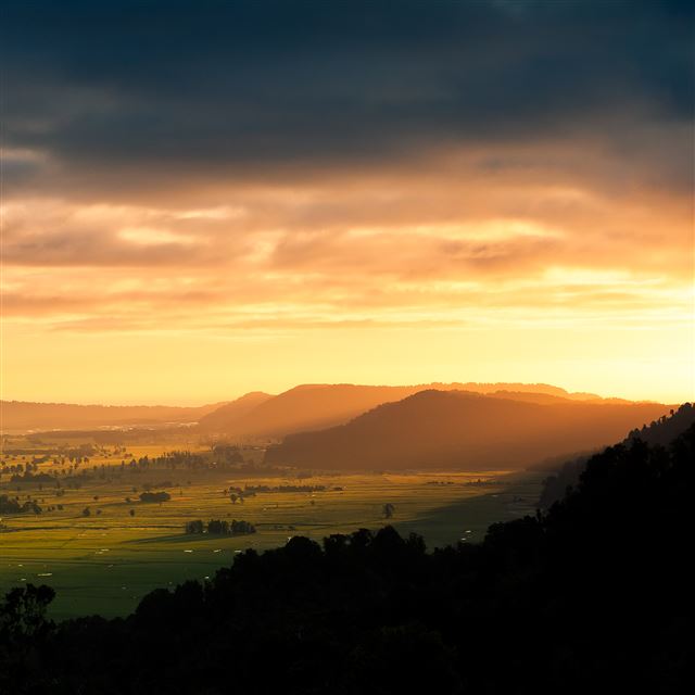 2048x2048 Westland Sunset - sky iPad Air Wallpaper