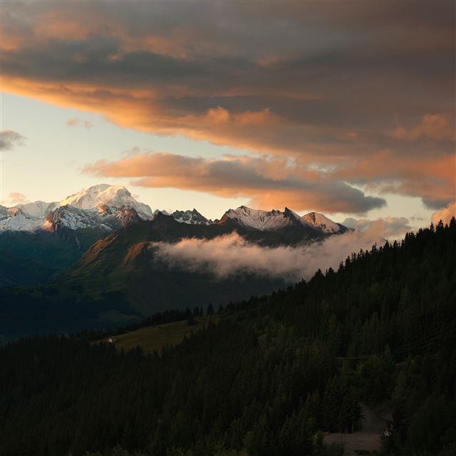 2048x2048 Mont Blanc - cloud iPad Air Wallpaper