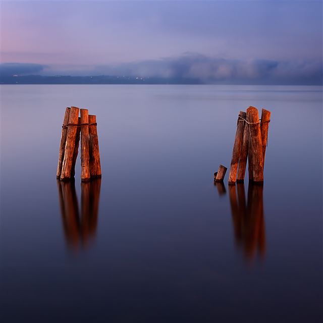 2048x2048 Before the Dawn - lake iPad Air Wallpaper