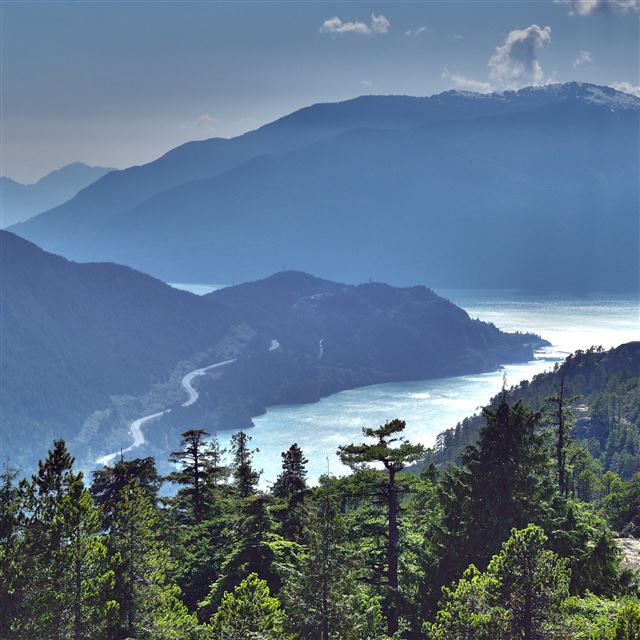 2048x2048 Salish Sea - river iPad Air Wallpaper