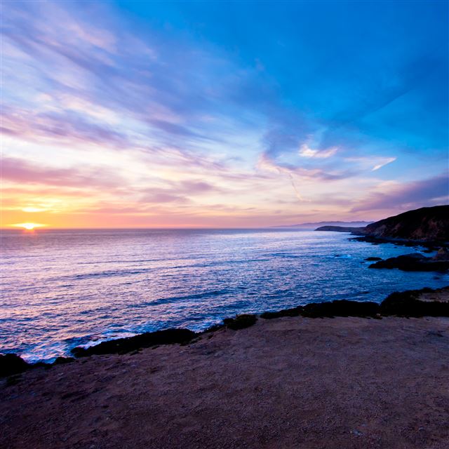 2048x2048 Bodega Head Sunset - cloud iPad Air Wallpaper