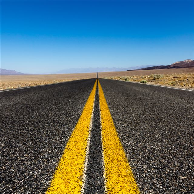 2048x2048 The Road to Nowhere - road iPad Air Wallpaper
