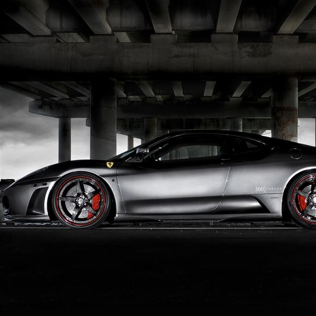 2048x2048 Silver Gray Ferrari - silver iPad Air Wallpaper