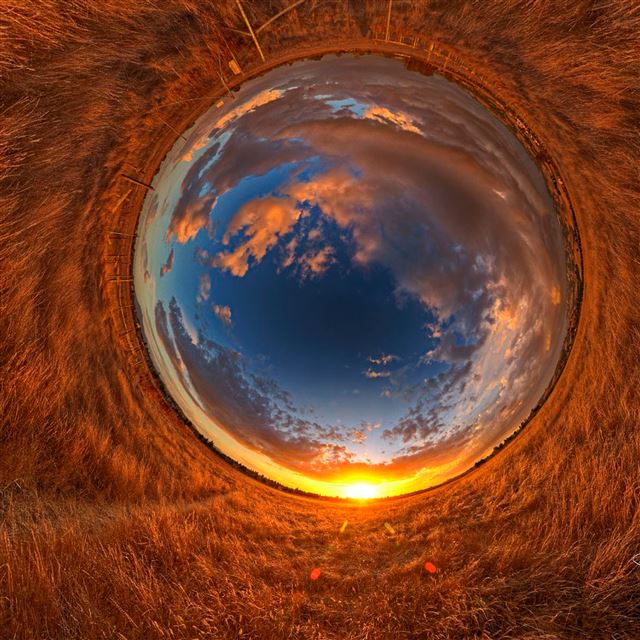 2048x2048 Storm Tunnel - cloud iPad Air Wallpaper