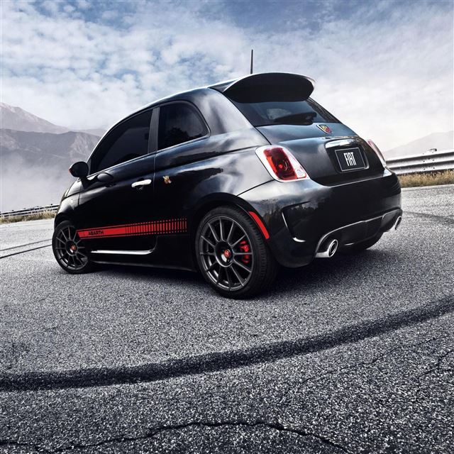 2048x2048 Fiat Abarth - road iPad Air Wallpaper