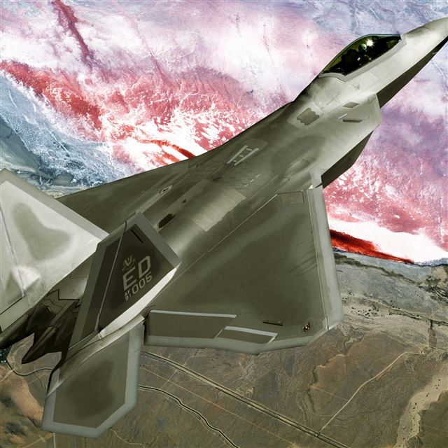 2048x2048 F22 Raptor -  iPad Air Wallpaper