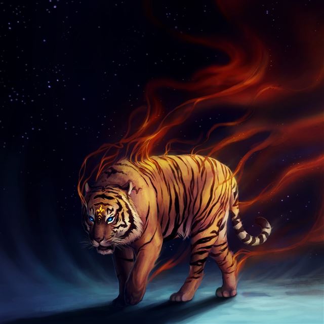 2048x2048 The Tiger -  iPad Air Wallpaper