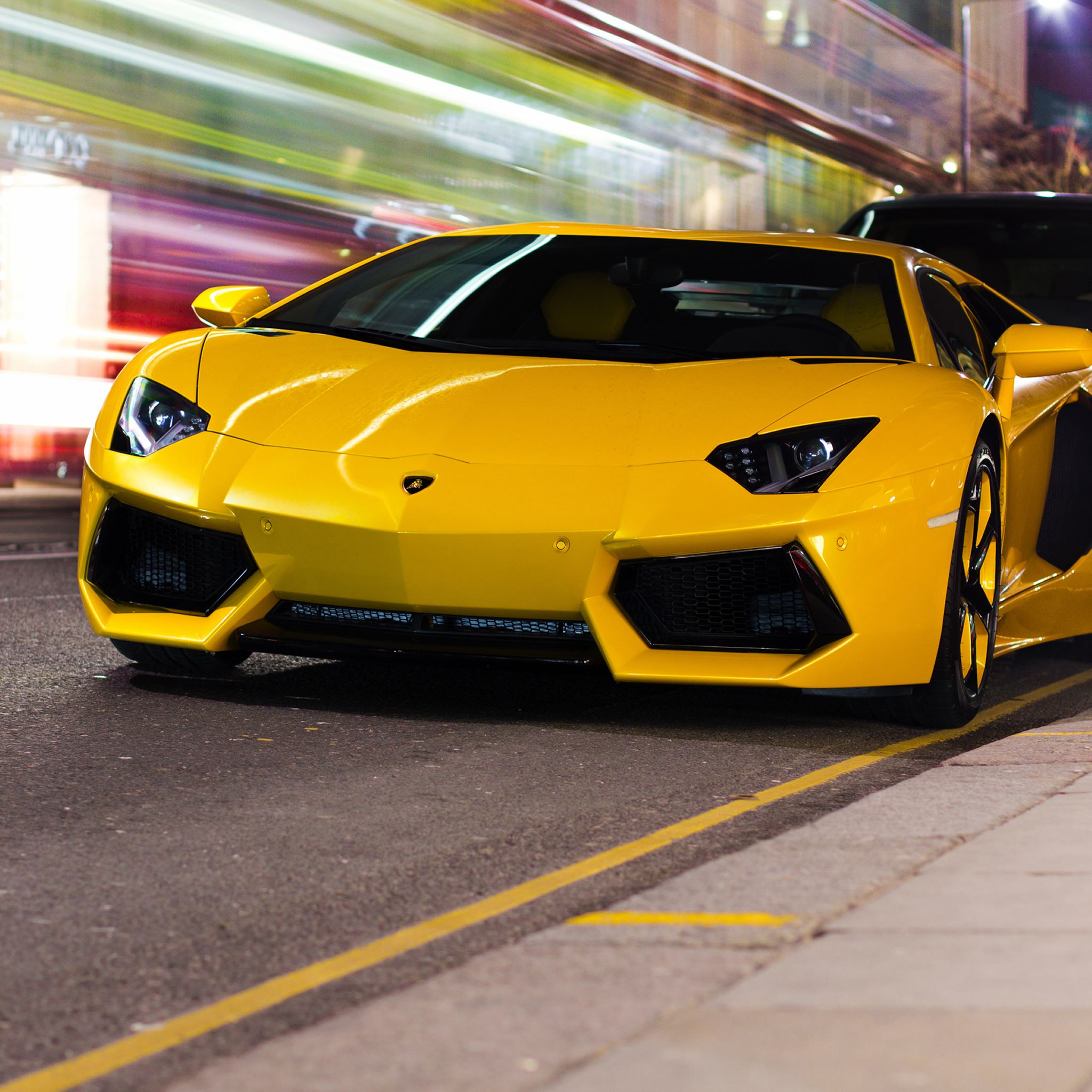Yellow Lamborghini Huracan Performante 2019 4K Mobile Wallpaper