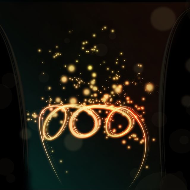 2048x2048 Golden Swirl - shine iPad Air Wallpaper