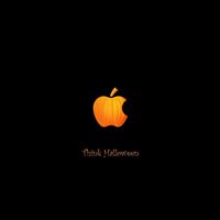 Halloween pumpkins apple wallpaper