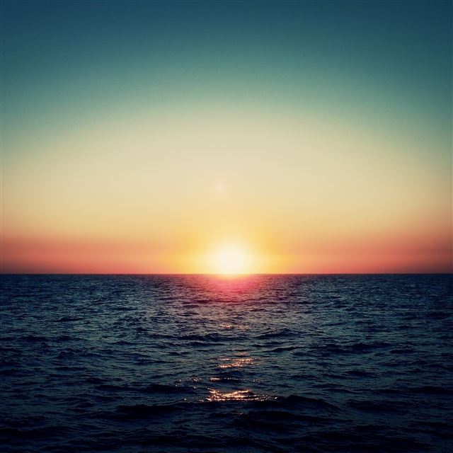 2048x2048 Ocean Sunset -  iPad Air Wallpaper