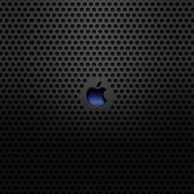 2048x2048 Steel apple - black iPad Air Wallpaper