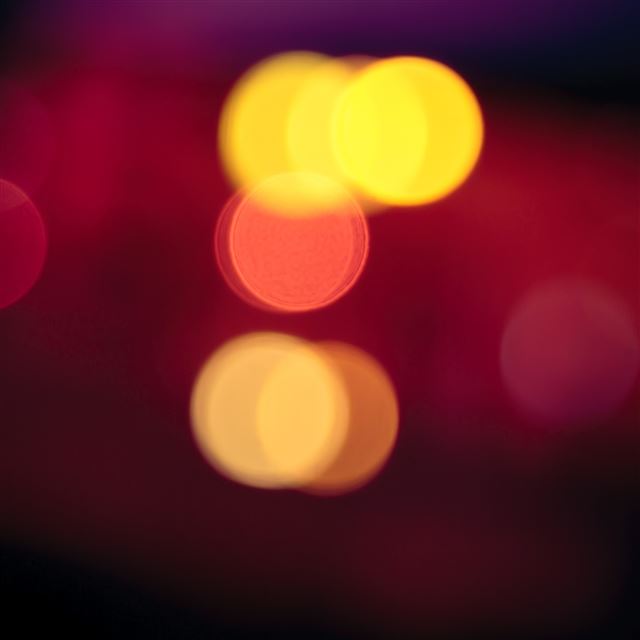 2048x2048 City Blur Lights - night iPad Air Wallpaper