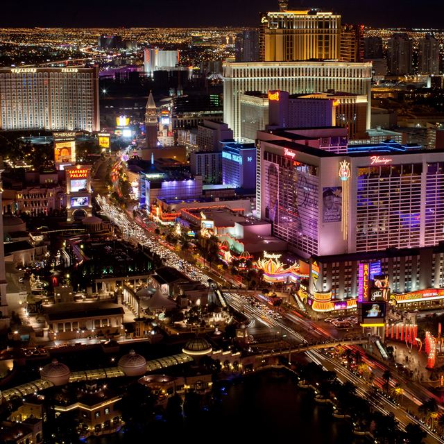 2048x2048 las vegas strip - purple iPad Air Wallpaper