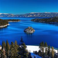 Emerald bay wallpaper