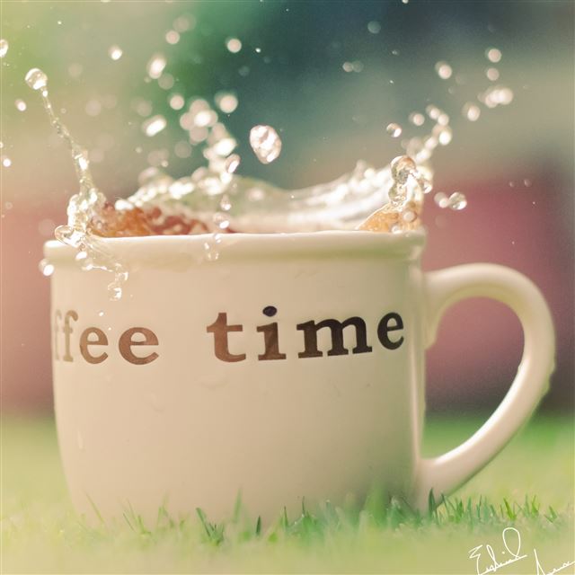 2048x2048 Coffee Time - cup iPad Air Wallpaper