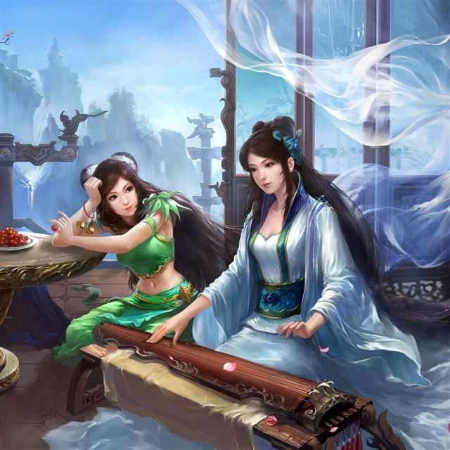 2048x2048 Jade Dynasty Artwork - artwork iPad Air Wallpaper