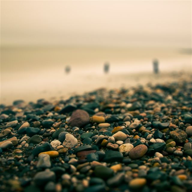 2048x2048 Beach Pebbles Autumn - pebbles iPad Air Wallpaper