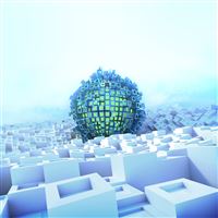 3D Abstract Ball wallpaper