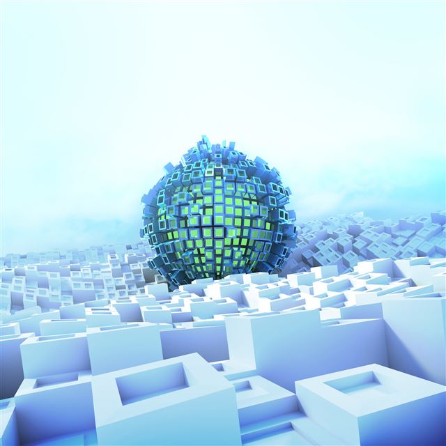 2048x2048 3D Abstract Ball - ball iPad Air Wallpaper