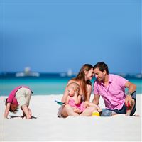 Happy Family Photo wallpaper