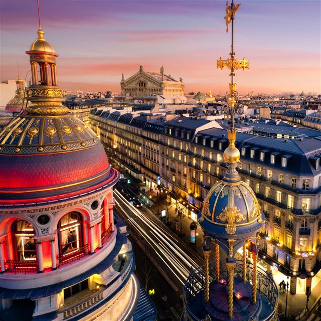 2048x2048 Grand Opera Paris - purple iPad Air Wallpaper