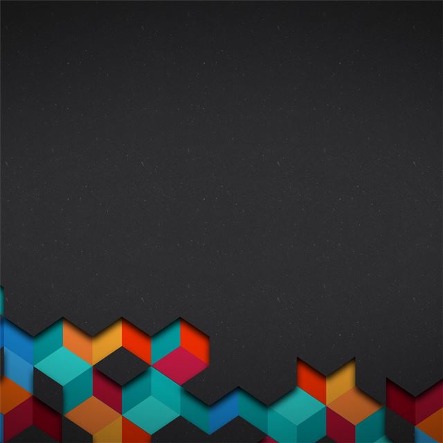 2048x2048 3d cubes abstract diagonals 4k - artwork iPad Air Wallpaper