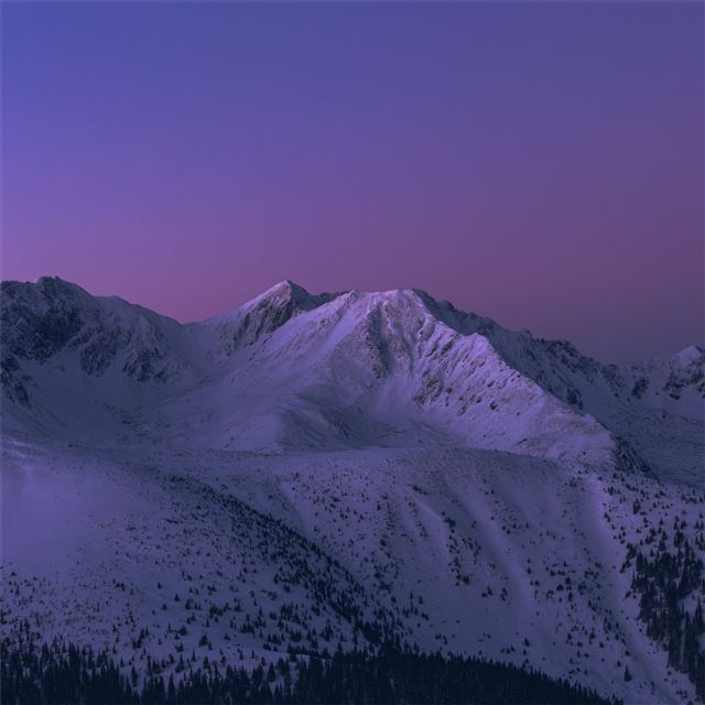 2048x2048 snow covered mountains 4k 5k - 5k iPad Air Wallpaper