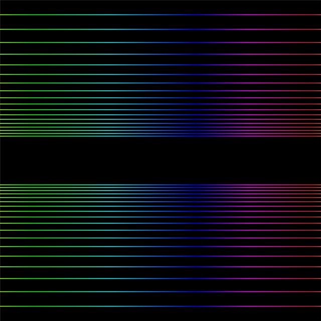 2048x2048 retro wave gradient lines 8k - lines iPad Air Wallpaper