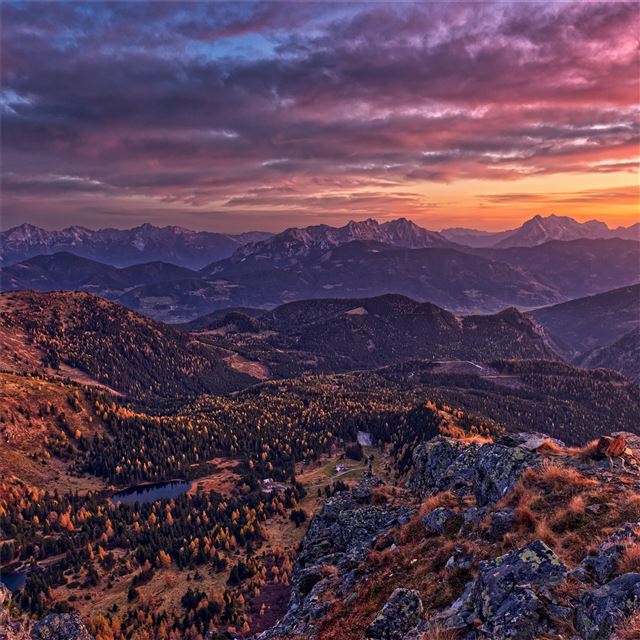 2048x2048 austria mountains nature scenery - nature iPad Air Wallpaper