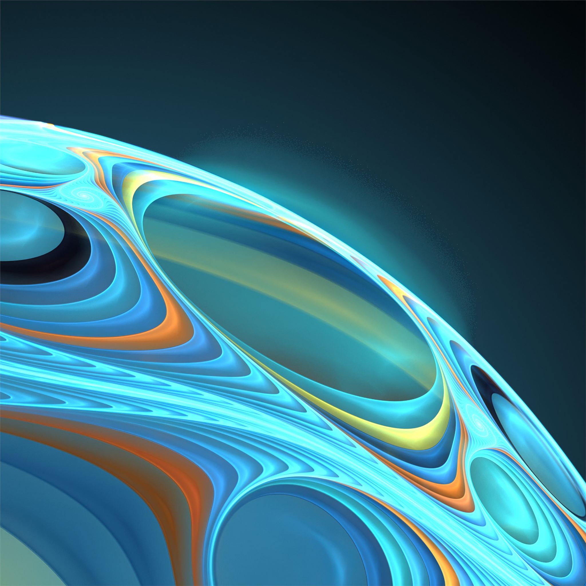 Sphere Apophysis 3d Fractal 4k Ipad Air Wallpapers Free Download