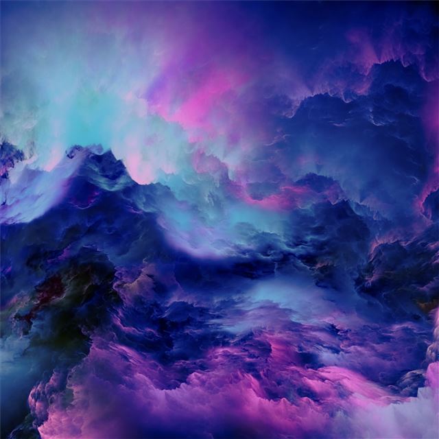2048x2048 clouds performing abstract - digital art iPad Air Wallpaper