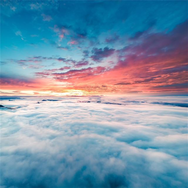 2048x2048 clouds 8k - 5k iPad Air Wallpaper