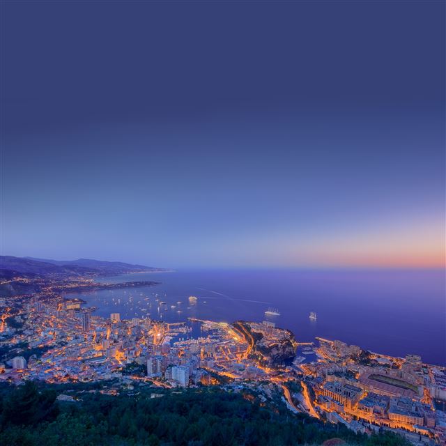 2048x2048 Formula 1 Night Monaco - night iPad Air Wallpaper