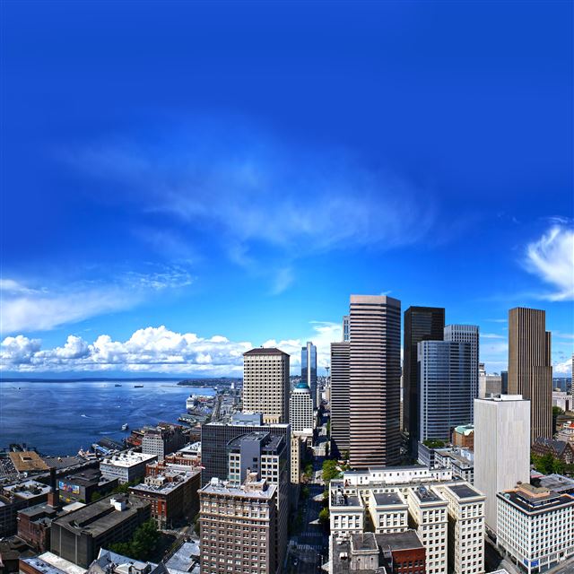2048x2048 Seattle Town - town iPad Air Wallpaper