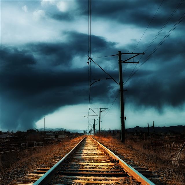 2048x2048 Armenia Gyumri Storm - cloud iPad Air Wallpaper