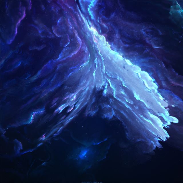2048x2048 fields of utopia 5k - digital art iPad Air Wallpaper