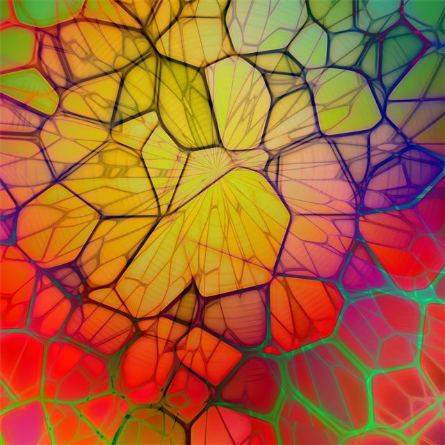 2048x2048 geometric lines 3d 4k - 3d iPad Air Wallpaper