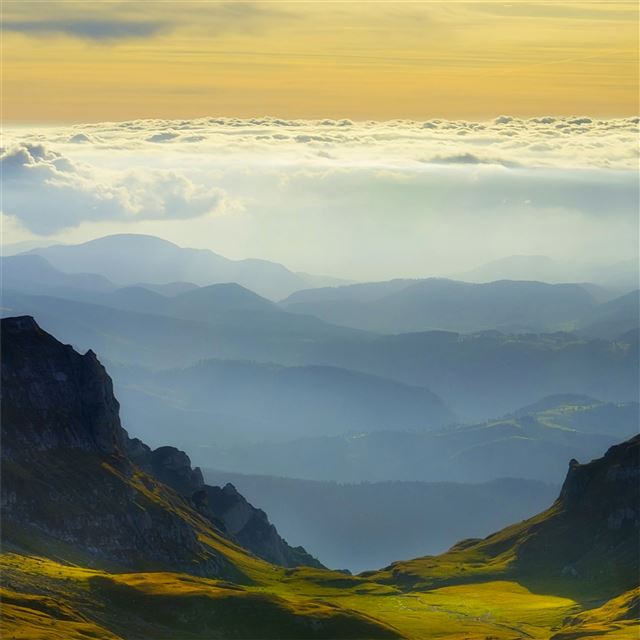 2048x2048 sea of sky landscape 4k - landscape iPad Air Wallpaper