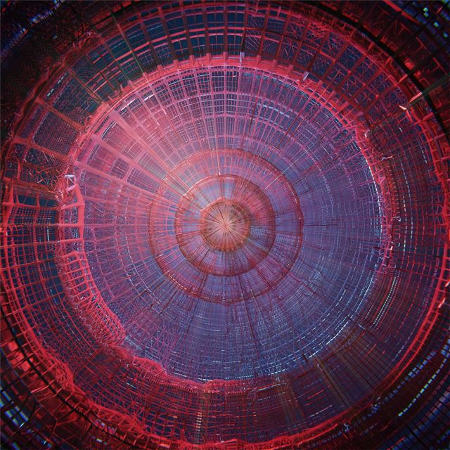 2048x2048 geometry concept art 4k - behance iPad Air Wallpaper