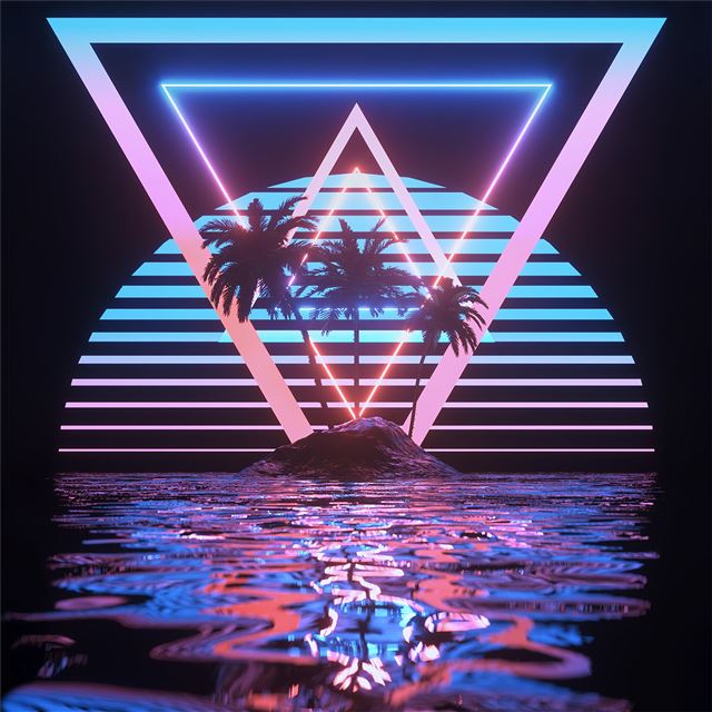 2048x2048 tropical paradise 4k -  iPad Air Wallpaper