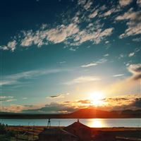 Armenia Sunset From Train wallpaper