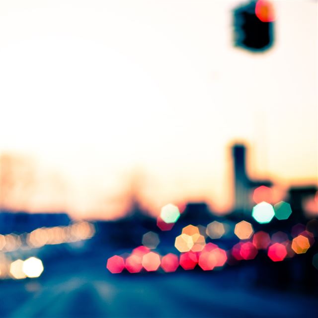 2048x2048 City Bokeh Lights - bokeh iPad Air Wallpaper