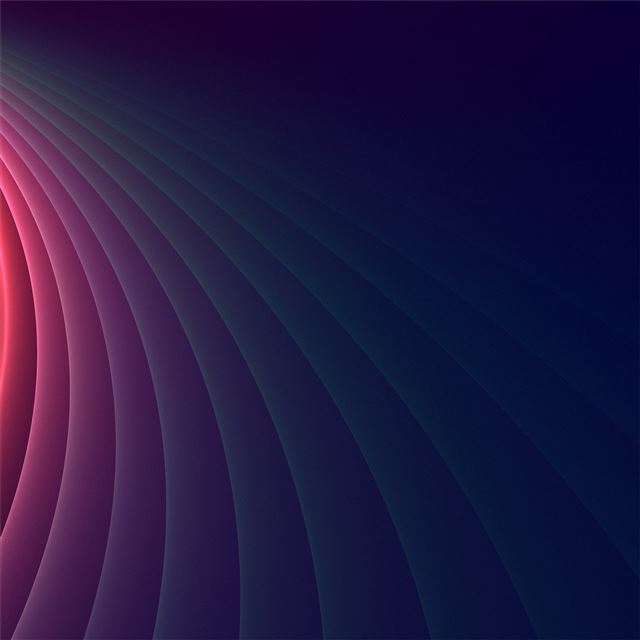 2048x2048 abstract colorful curved glowing 4k - digital art iPad Air Wallpaper