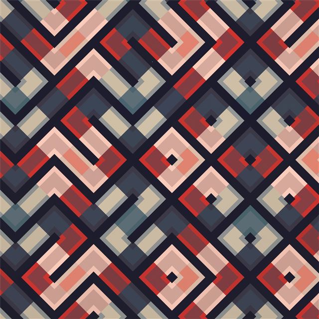 2048x2048 geometry art 4k - artwork iPad Air Wallpaper