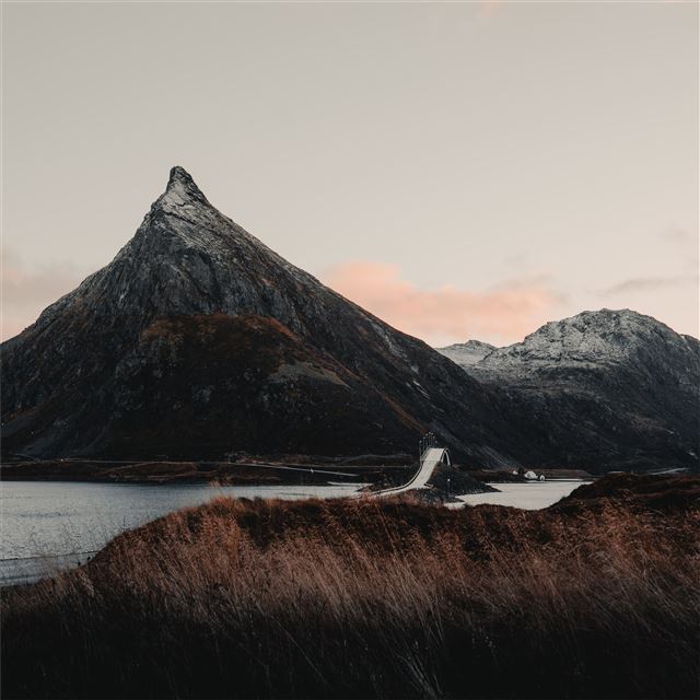 2048x2048 mountain range 8k - 5k iPad Air Wallpaper